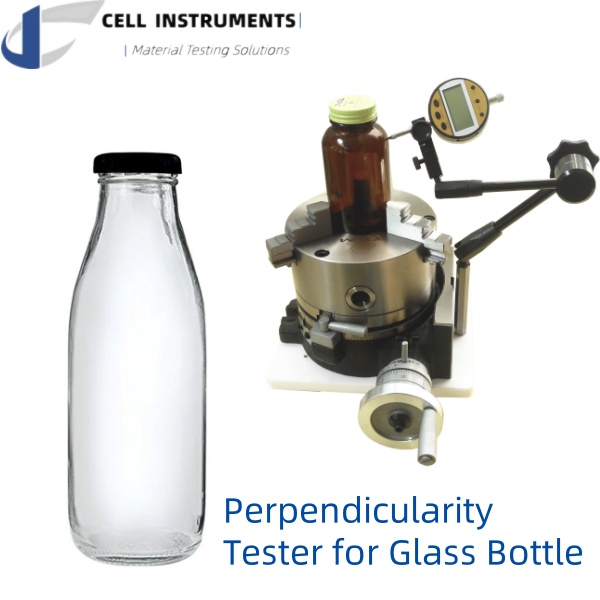 glass bottle perpendicularity test ISO 9008