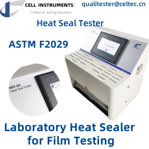 معلمات اختبار ختم الحرارة ASTM F2029 لاختبار الفيلم باستخدام جهاز ختم الحرارة المختبري