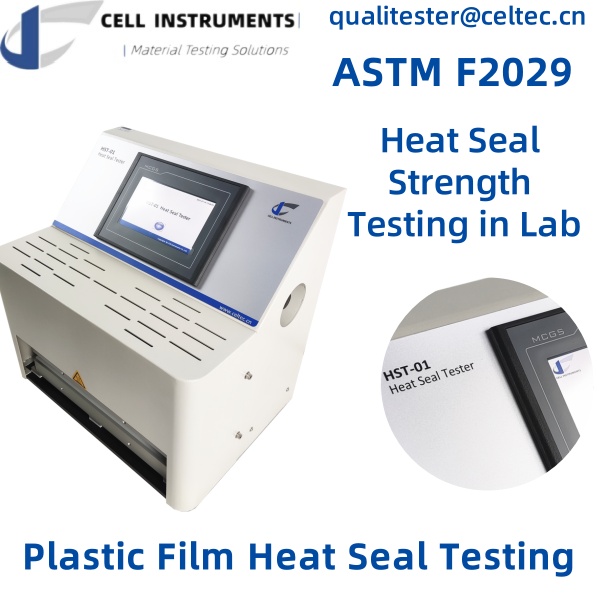 플라스틱 필름 열 밀봉 테스트 실험실에서의 열 밀봉 강도 테스트 ASTM F2029