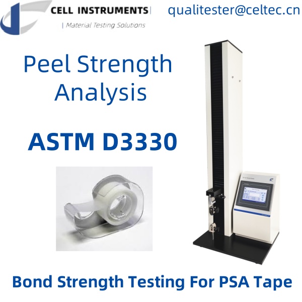 9 اختبار قوة الارتباط لشريط PSA، تحليل قوة التقشير، ASTM D3330