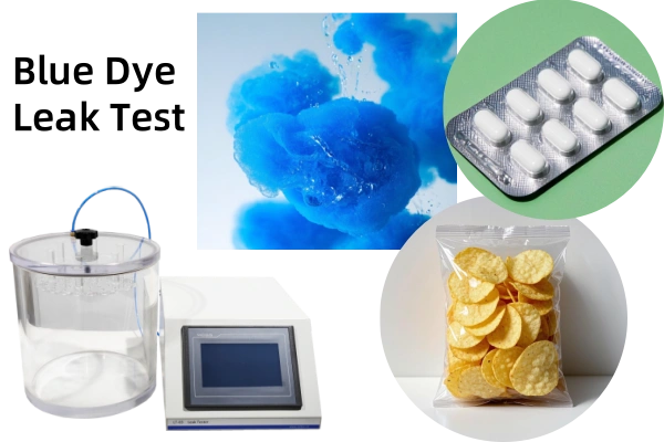 why methylene blue is used for leak test